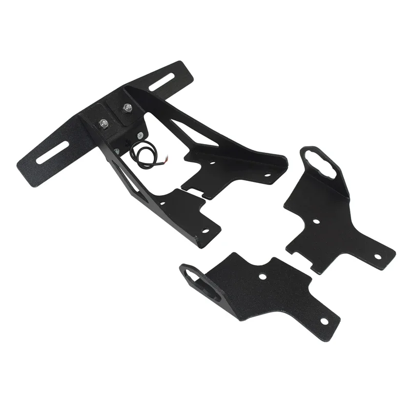 가와사키 Z650RS 2022 2023 2024용 오토바이 번호판 프레임 홀더 브래킷 리어 펜더 제거기 테일 티디 LED 라이트 포함