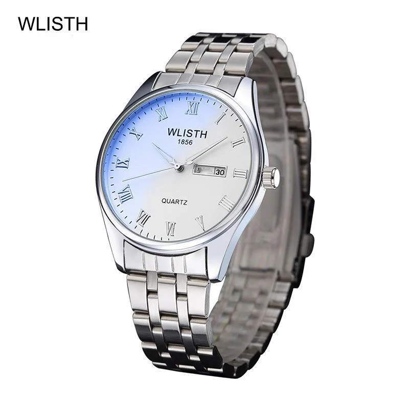 2023 New Hot Selling Wallace Couple Watch Dual Calendar Quartz Watch Fashion Blu Ray Watch Men's and Women's Watch_voghion.com