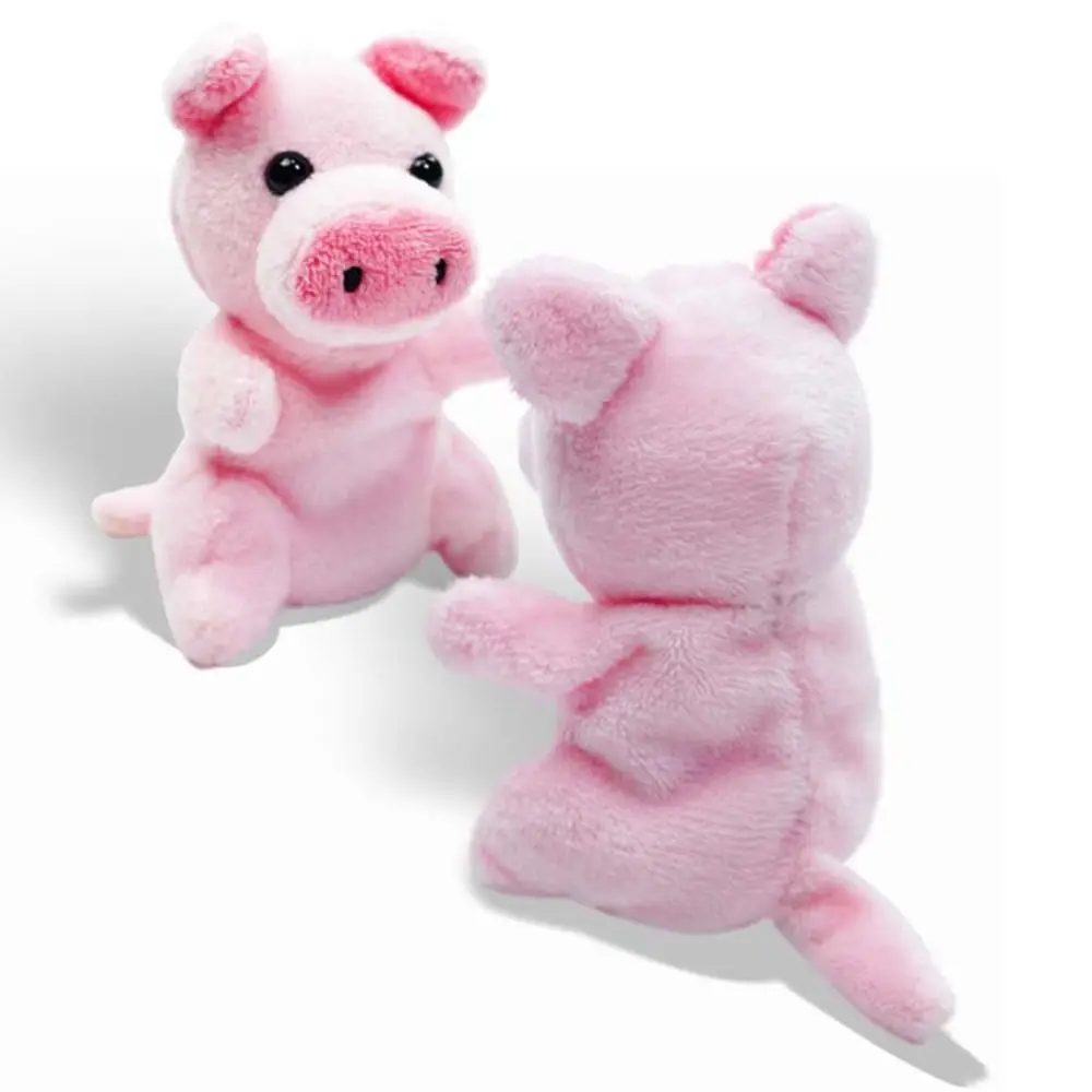 Cloth Doll Farm Animal Finger Puppet Role Play Educational Animal Hand Puppet Cartoon Kawaii Puppets Plush Toy Kids Toy