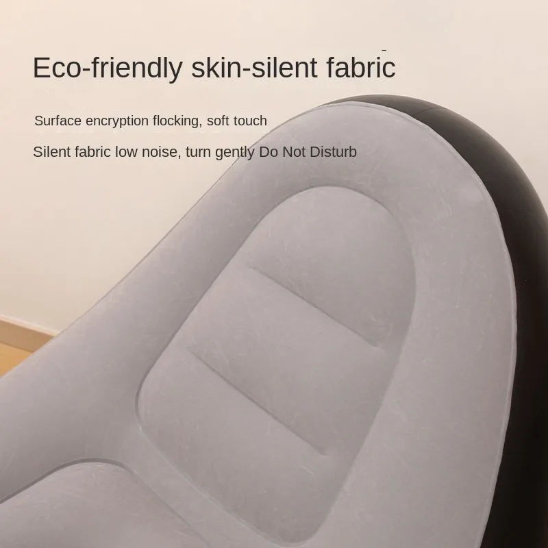 Big lazy inflatable sofa outdoor camping inflatable recliner camping portable folding air bed reclining sun chair inflatable sofa bed