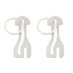 Eco - Friendly Stainless Steel Shopping Cart Token - Portable and Reusable (2pcs)