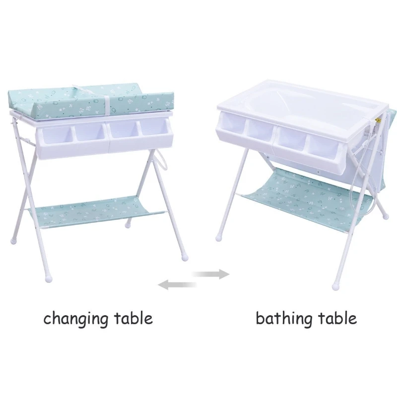 Baby Diaper Changer Foldable Care Bed Massage Table Bath Platform Touch