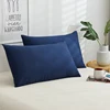 1pc Cotton Solid Color Pillow Cover 50x70 50x90 Rectangular Envelope Pillowcase High Quality Bedding Pillow Case 5