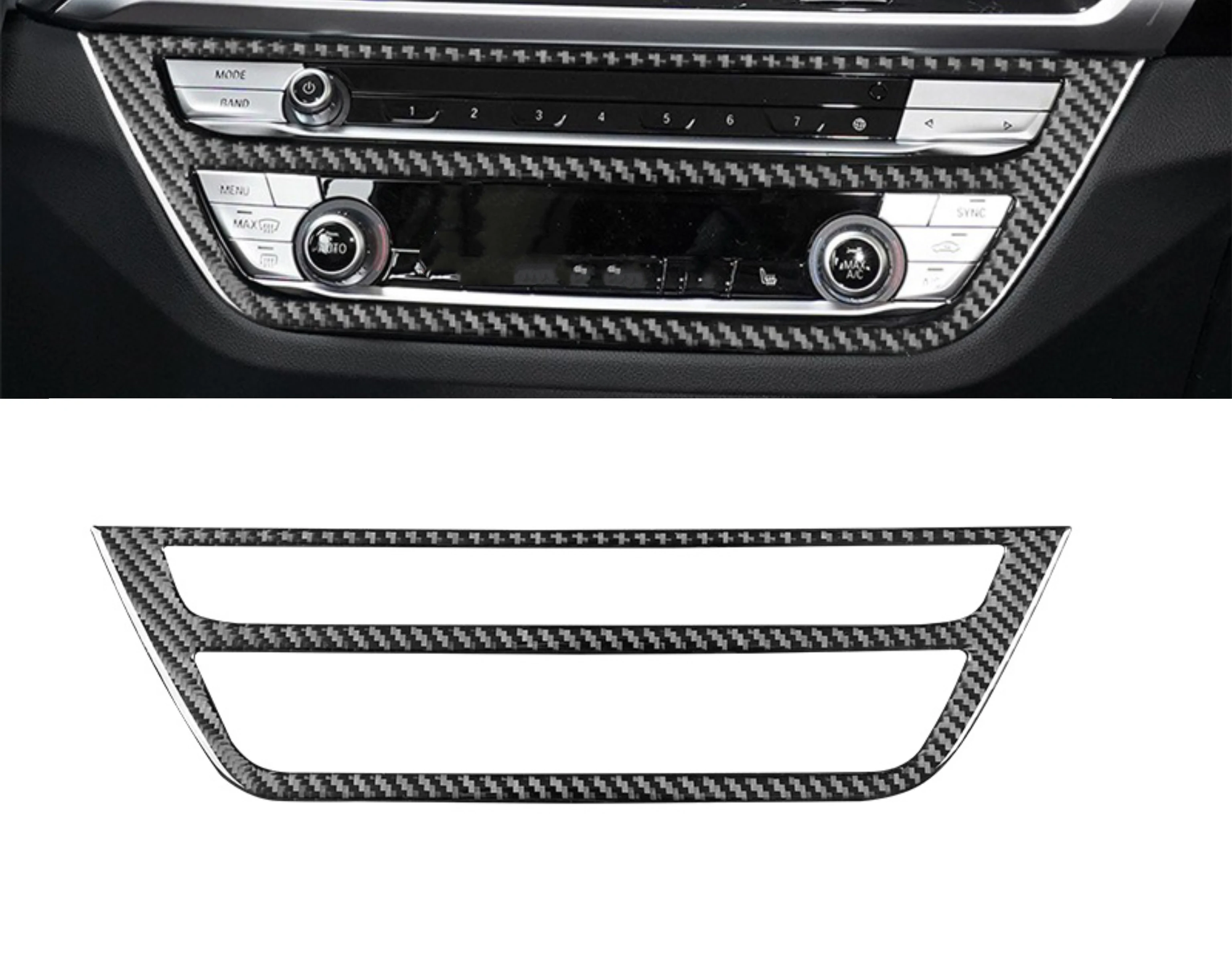 Pannello In Carbonio Per Console Centrale BMW X3 G01 E X4 G02 – Decorazione Interna Antigraffio E Adesiva
