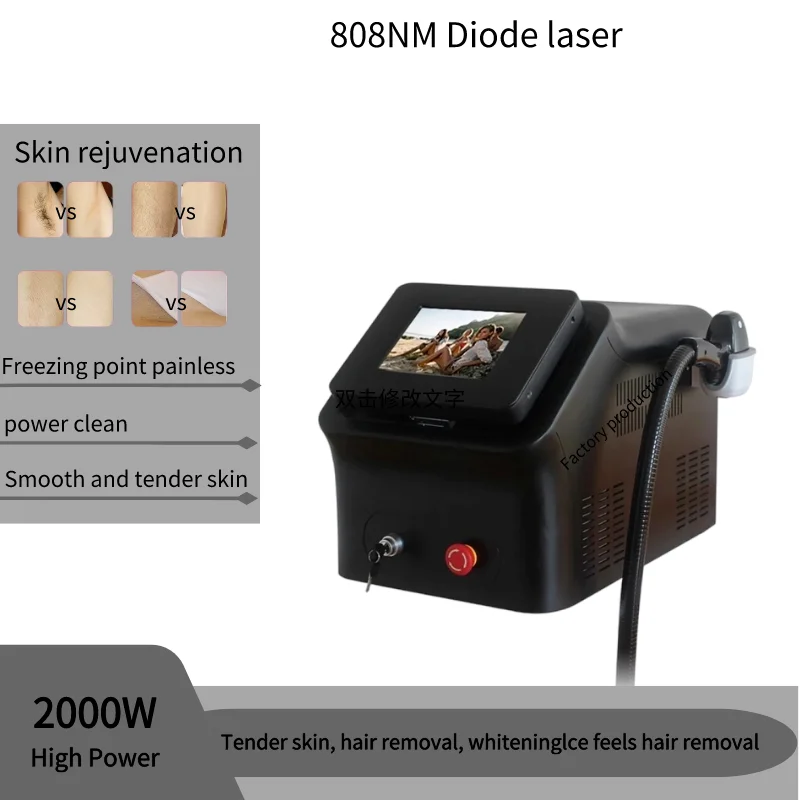 2024 Newest 808nm Diode ICE Platinum Diode  Hair Removal Machine 755 808 1064nm hair remove remove hair