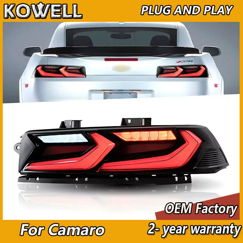 

Car Styling for Chevrolet Camaro Tail Light 2014-2015 Camaro Taillights Rear DRL Fog Brake Turn Signal Reversing