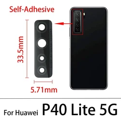 Premium Rear Camera Glass Lens Replacement with Adhesive and Tool Kit - New (P40 Lite 5G)