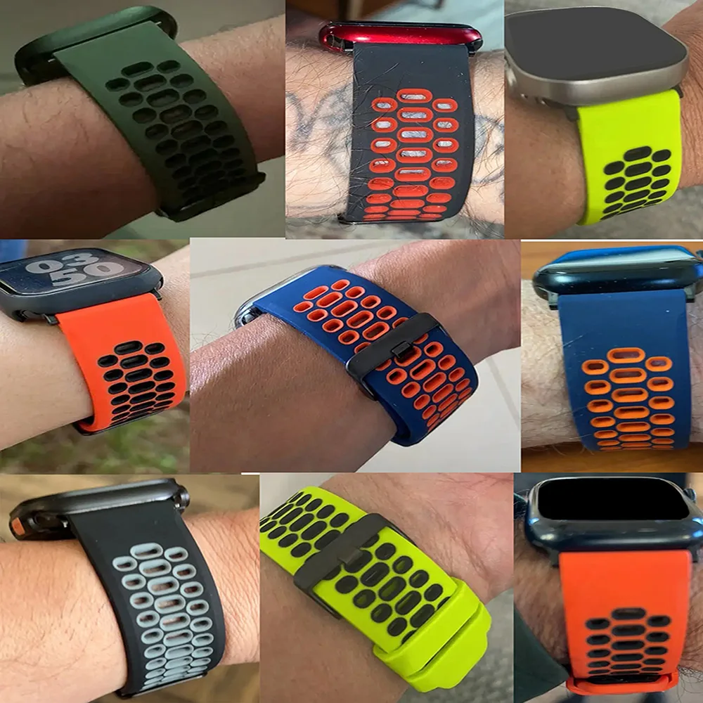 Silicone Smartwatch Band Strap - Versatile and Durable Bracelet