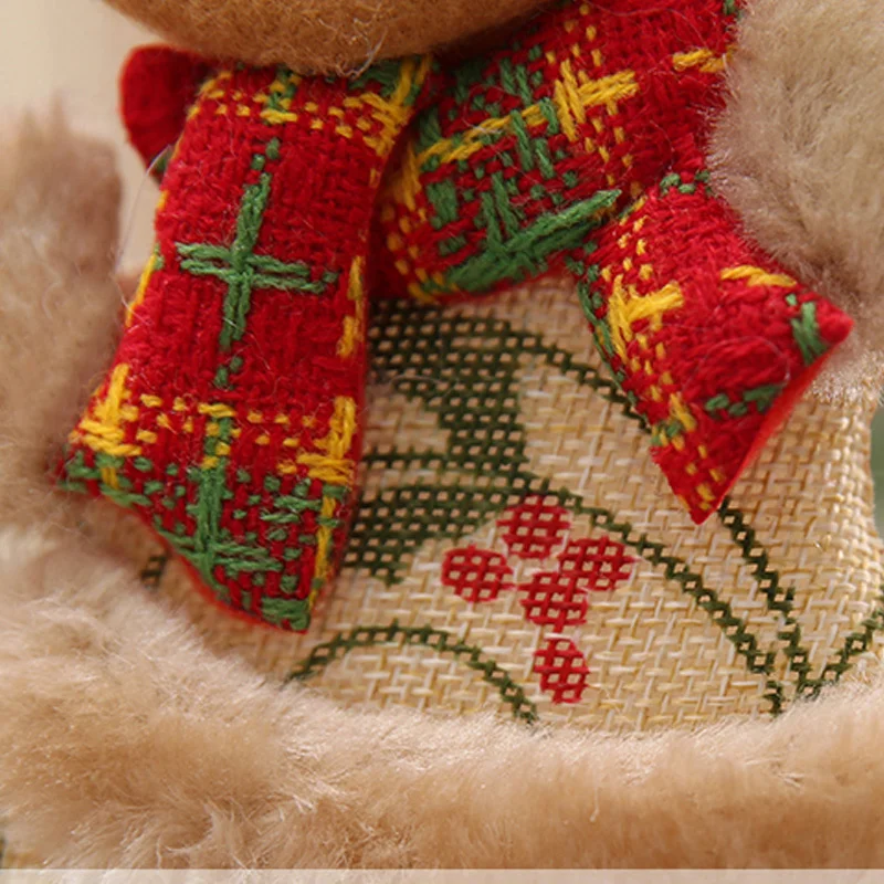 (1 Piece) 18*13cm Christmas Tree Decorations Claus Ornaments Snowman Elk Pendant New Year Holiday Santa Gifts