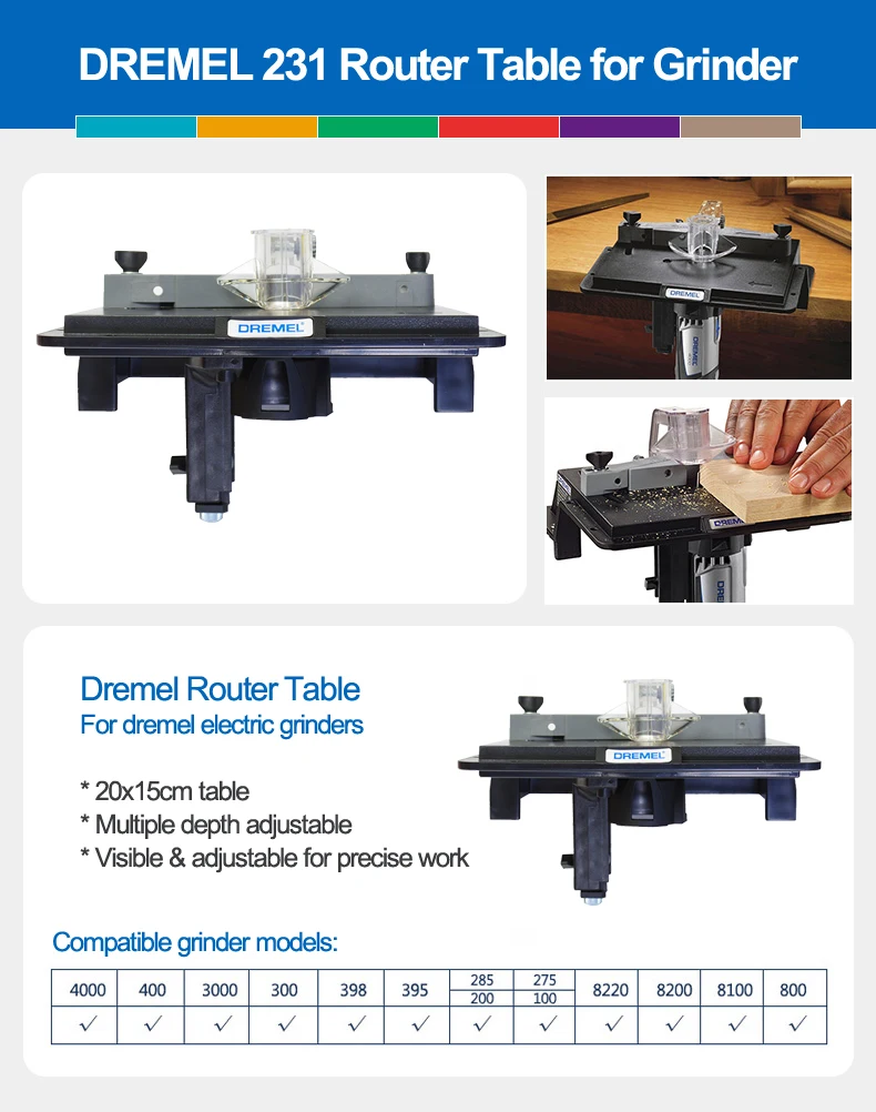 Dremel 231 Portable Rotary Tool Shaper 