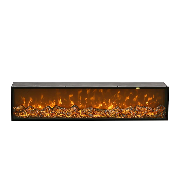 Modern Electric Fireplace Insert Decor Flame Wick Indoor Furniture Led Electric Artificial Fireplace Wall Mounted 1000mm Long