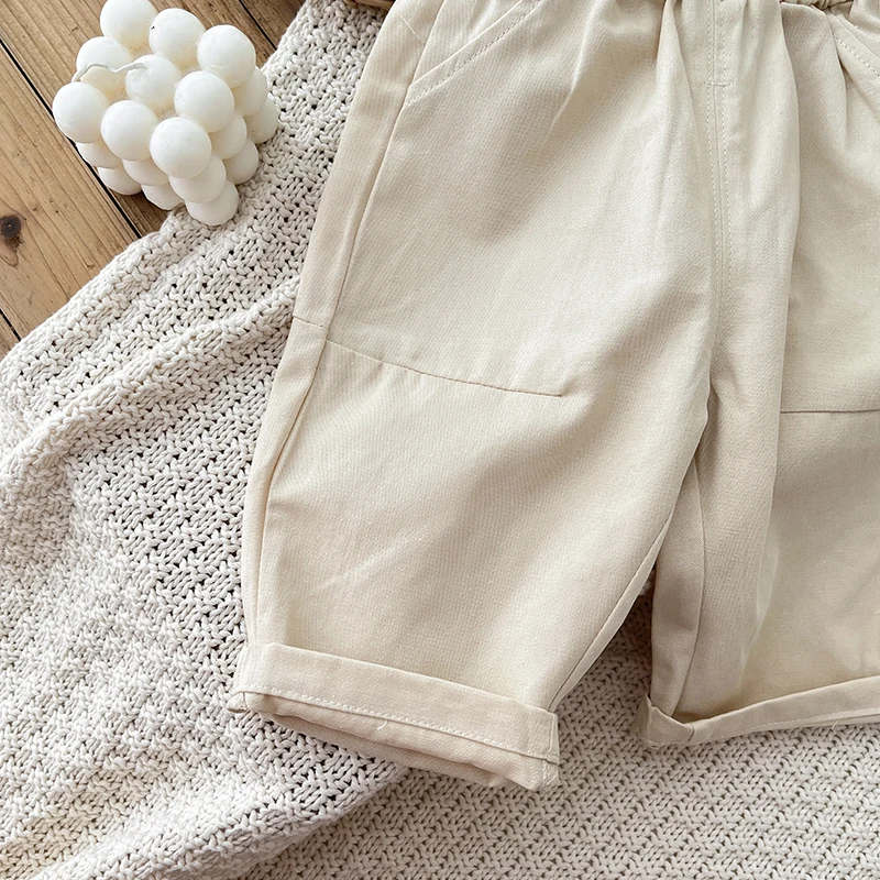 Winter And Autumn Newborn Baby Girls And Boys Cotton Trousers Travel Sports Elastic Waist Korean Solid Fashion Soft Casual 6