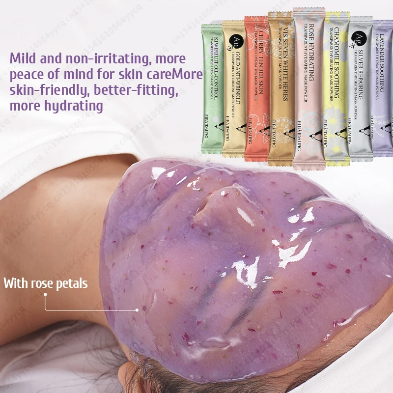 Moisturizing Salon SPA Soft Hydro Jelly Mask Powder Face Skin Care Whitening Rose Collagen Peel Off DIY Rubber Facial Jellymask 1pc facial mask collagen rose hyaluronic acid soft beauty face hydrojelly organic wholesale peel care off powder anti aging m0o2