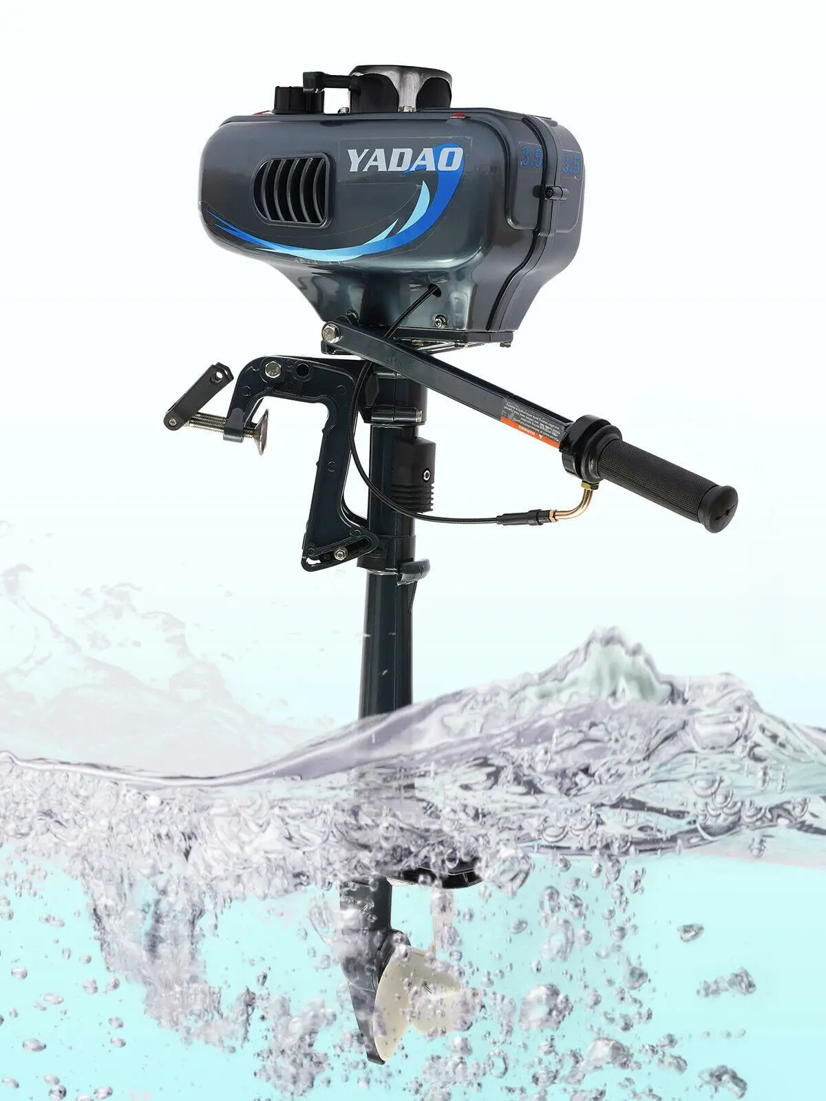 3.6 CV MOTEUR Hors-Bord 2 Temps Moteur Bateau Moteur Refroidissement Par Eau CDI EUR 284,00