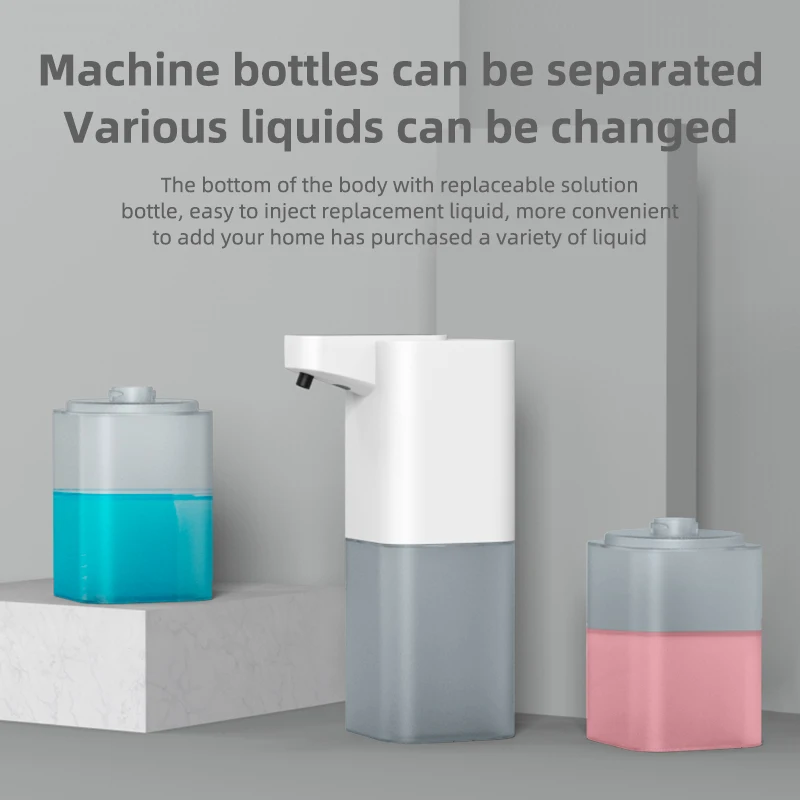 Automatic Foam Soap Dispensers Bathroom Smart Washing Hand Machine with USB Charging
