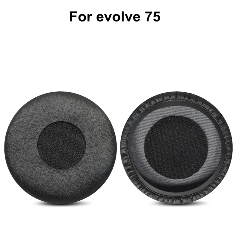 

Replacement Leather Ear Pads Cushion Cover Earpads for Jabra evolve 20se 30II 40
