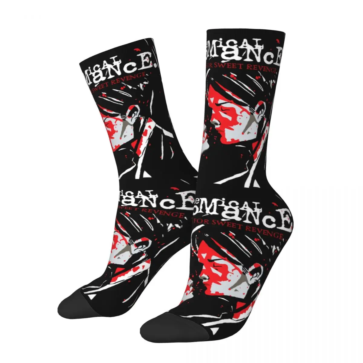 

Mcr Band Punk Rock Socks Men Women Polyester Fashion My Chemical Romance Socks Novelty Spring Summer Autumn Winter Socks Gifts
