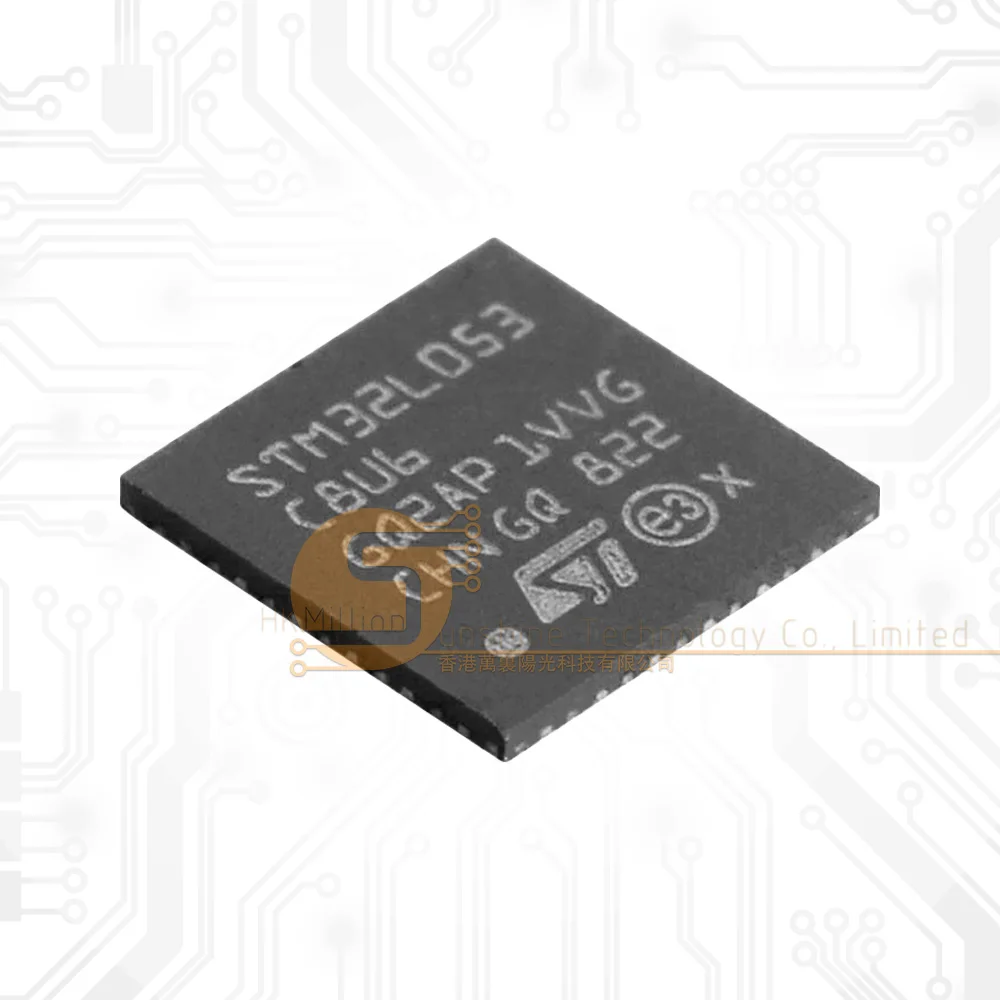 

Оригинальный STM32L053C8U6 MCU 32BIT 64KB FLASH 48UFQFPN