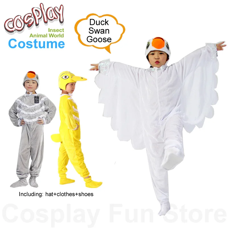 Kids Yellow Duck Onesie Costume - Boys & Girls Duck Outfit For Halloween, Easter, Role Play, Soft Material, Size Medium - View #9