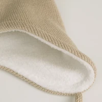 LANGZHEN Cute Pom Pom Babys Winter Hat Infant Earflap Knit Warm Cap for Boys Girls Toddler Kids Fleece Lined Beanie 2