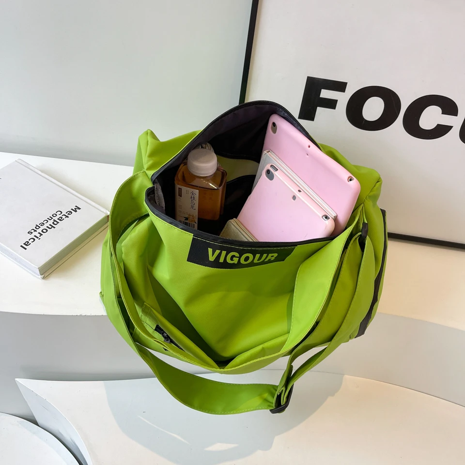 Handbag Travel Bag Solid color fashion canvas Large Capacity Men Women Leisure Sports Gym versatile Weekend Duffel Bag
