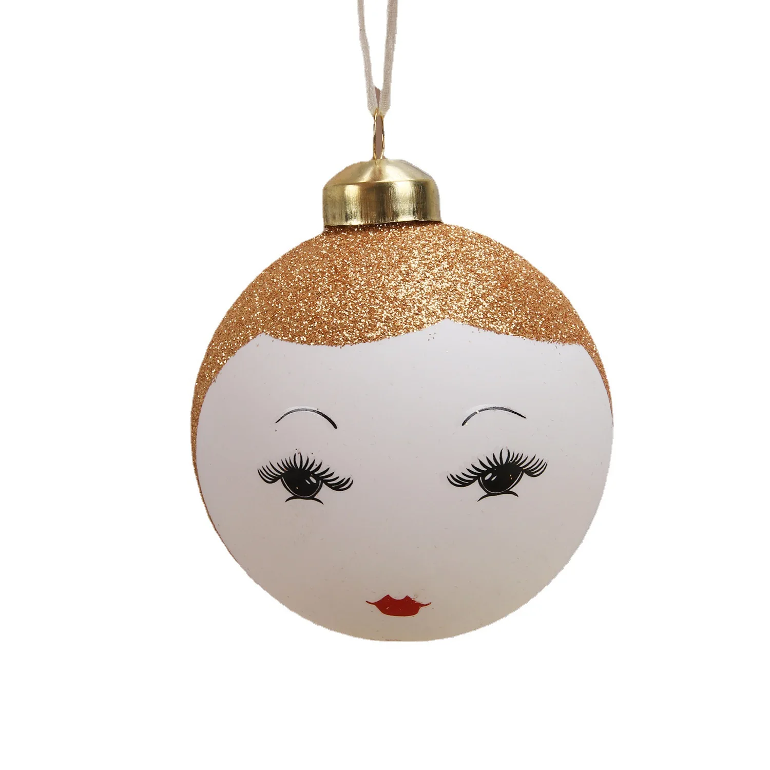 

6pcs/Set Christmas Ball Ornaments Glass X-mas Tree Decoration Adornos Navidad 2024 Festive Party Supplies Polystyrene Baubles