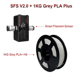 Smart Filament Sensor Break Detection Module with PLA Plus (Add Grey PLA PLus)