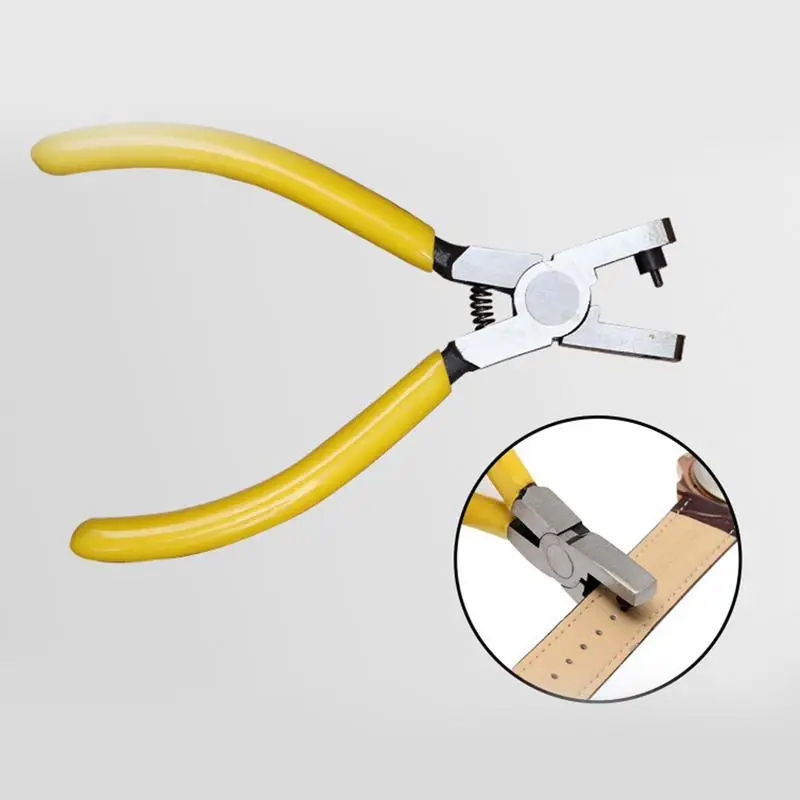 Belt Hole Punching Tool Hand Strap Watch Band Puncher 5inch Tool For Belts Watch Bands Straps Dog Collars Saddles Shoes Fabric