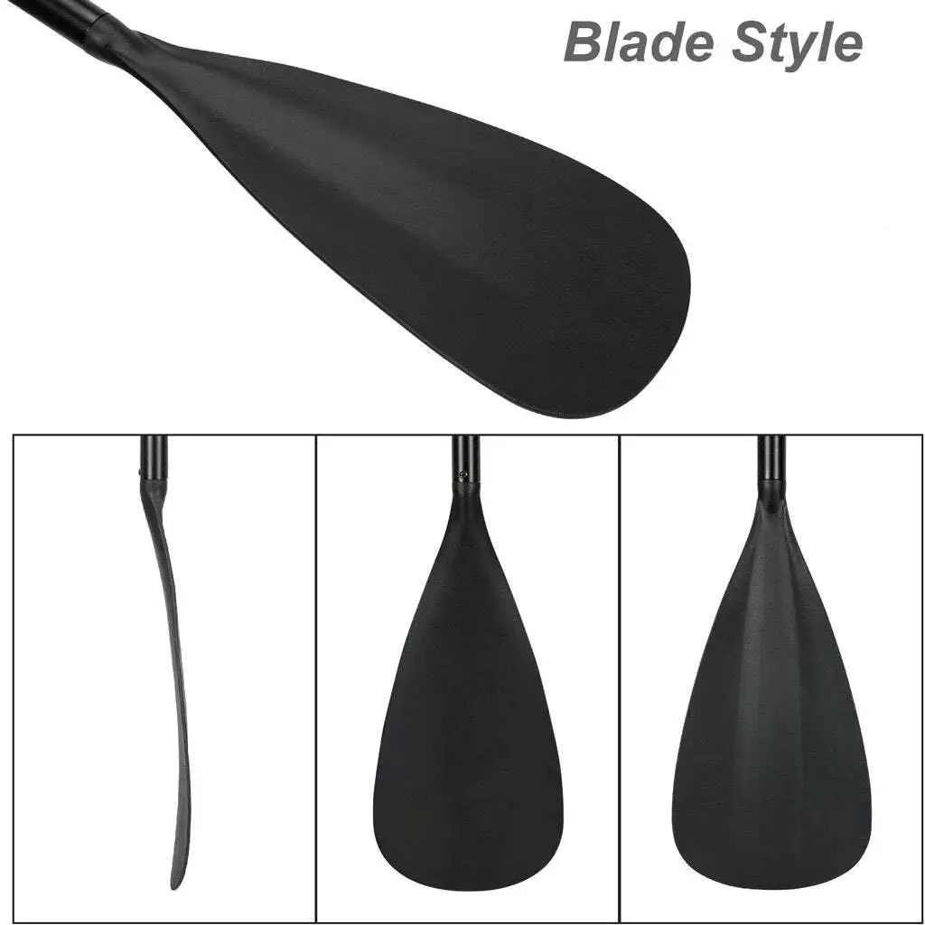 Adjustable Alloy SUP Paddle 160-215cm for Stand Up Paddle Board with Edge Guard-2-Part Design