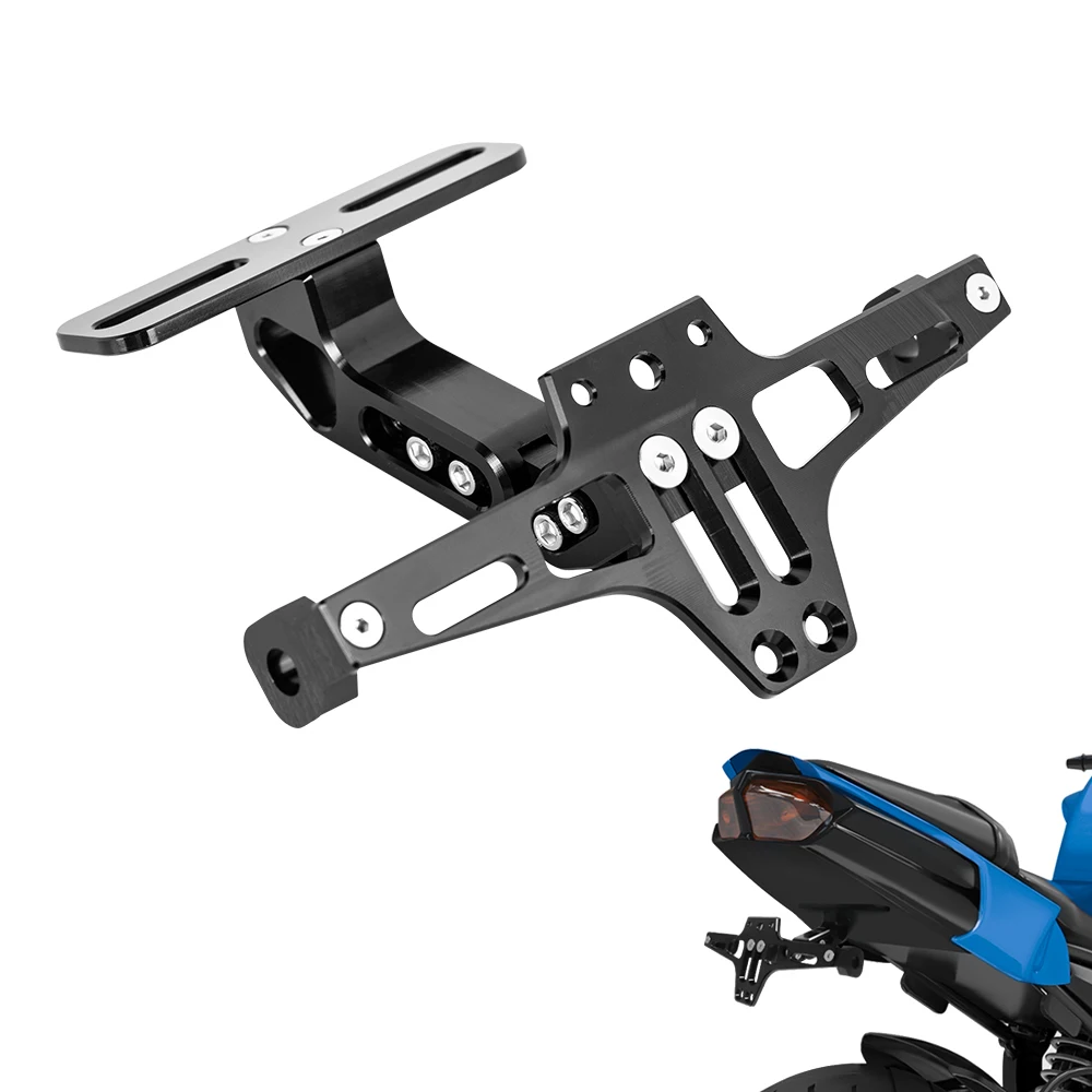 MotorcycleLicenseNumberPlateHolderFramewithLEDLightCNC