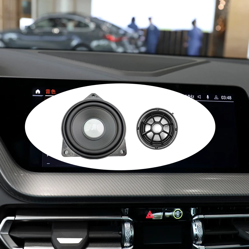 BMW 2 시리즈 F44 4 문짝 럭셔리카 로고 Hron 커버, 플러그 앤 플레이 트위터 미드레인지 스피커, 서브우퍼 650W 앰프, 4ohm