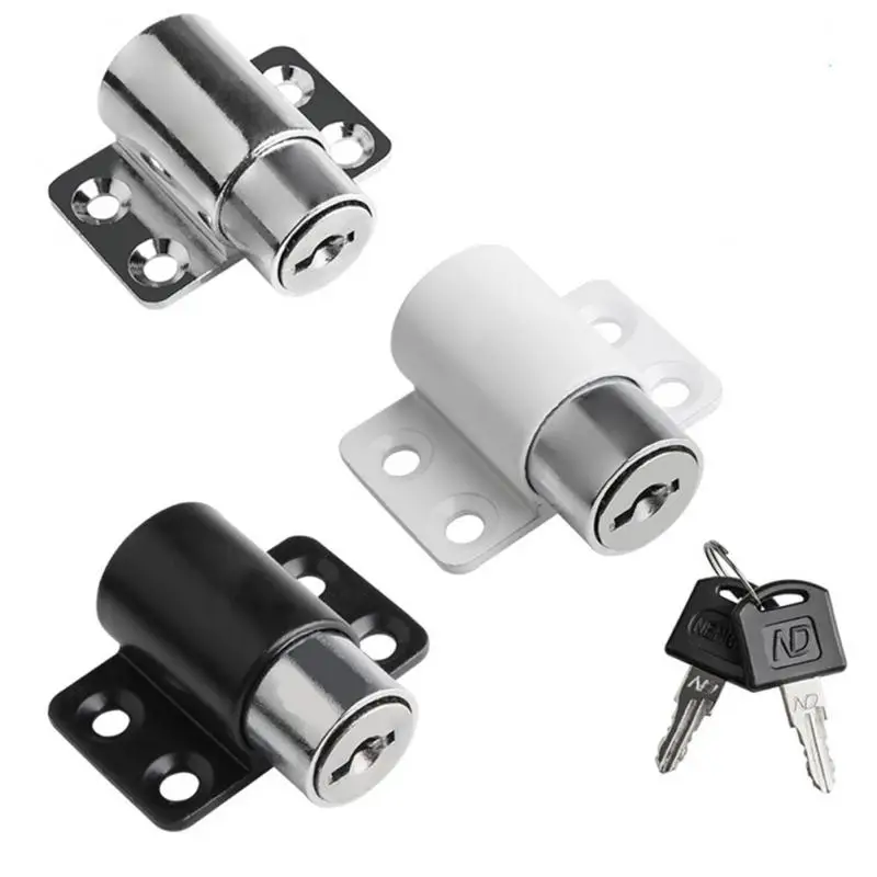 Sliding Door Window Locks 2/1Set With 2 Keys Baby Child Safety Protection Antitheft Door Window Security Lock Catches Set