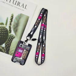 Vintage Tape Design Lanyard with ID and Credit Card Holder (Lanyard Card Holder)