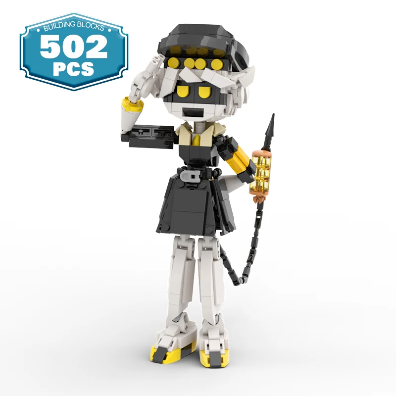 

Конструктор MOC аниме, фигурка убитых рабочих дронов, экшн-фигурки Судного дня, убийца, приключения, роботы, игрушки для мальчиков