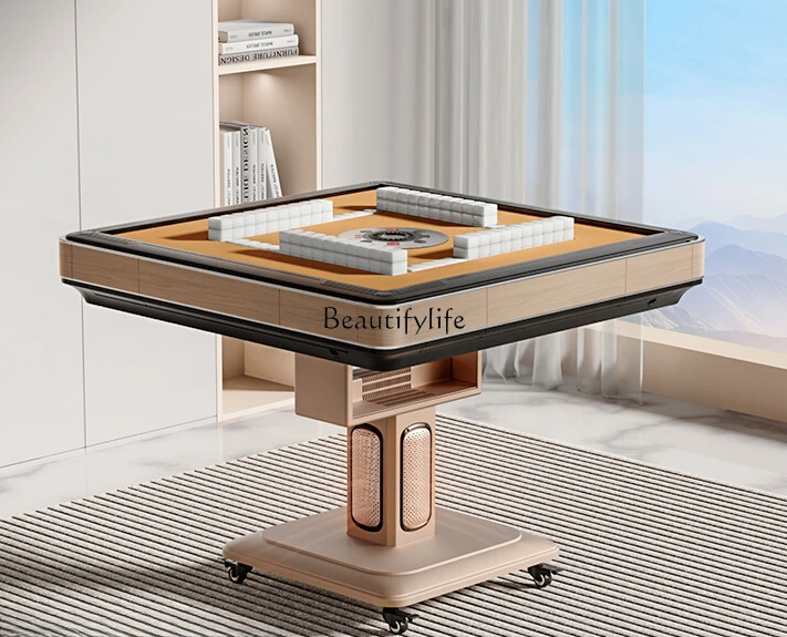 

Mahjong Machine Automatic New Smart Dining Table Dual-Use Mahjong Table Folding Household