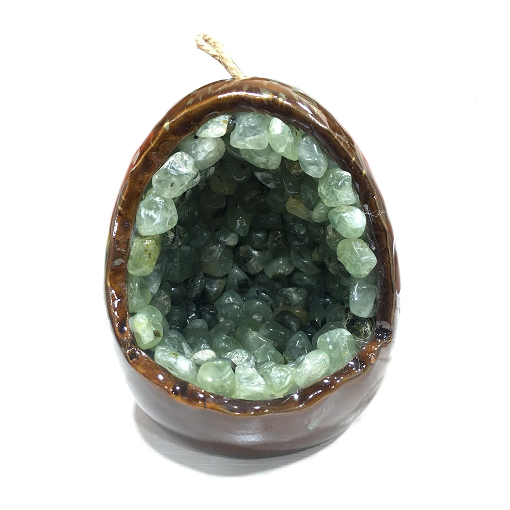 

1pc Natural Crystal Healing Crystal Cluster Dinosaur Egg-shaped Holiday Night Light Home Decorations Bedroom Bedside Night Light