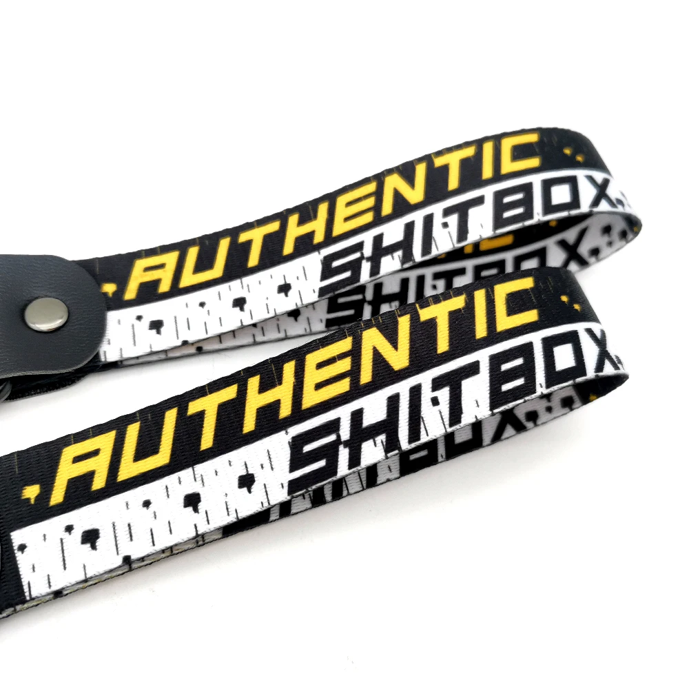 JDM Style Schlüsselanhänger Lanyard Tags Schlüsselband Abschleppseiten Thermoprint Auto Motorrad Schlüsselanhänger Halter Anhänger Zubehör – Detail 23