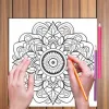 Mandalas Coloring Book for Adults: Stress Relief Adult Picture Book for Creative Color Practice 4