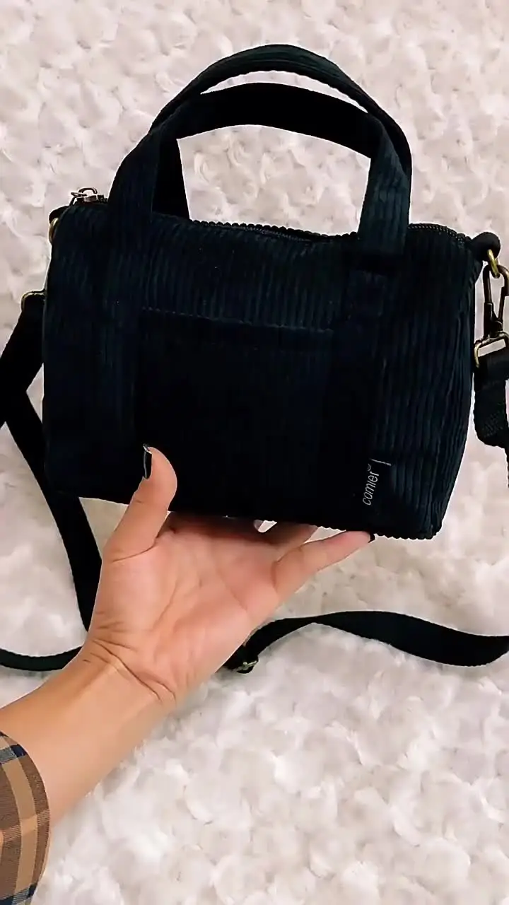 Mini borsa a tracolla in velluto a coste da donna borsa a tracolla borsa pacchetto borse per donna borsa a tracolla (Khaki, taglia unica