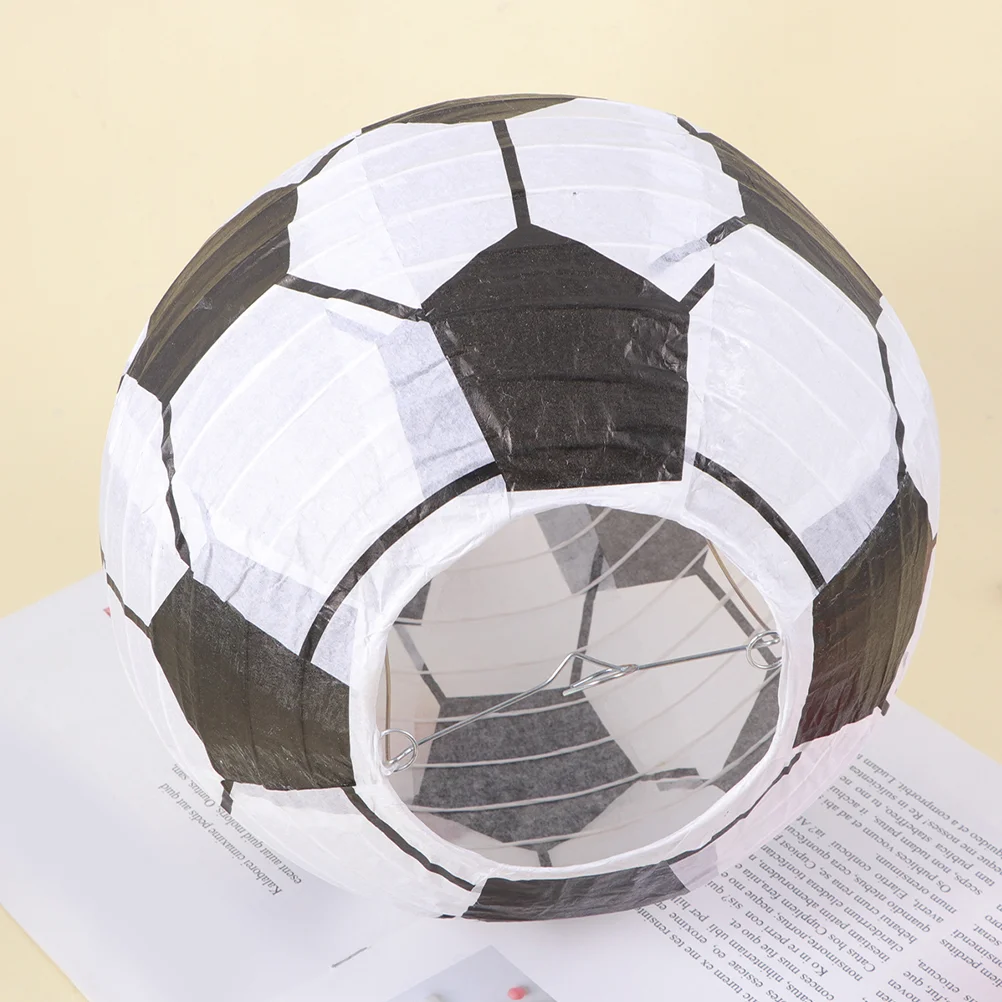 

Round Hanging Lantern Kids Football Portable Paper Lanterns Party for Decorations Child