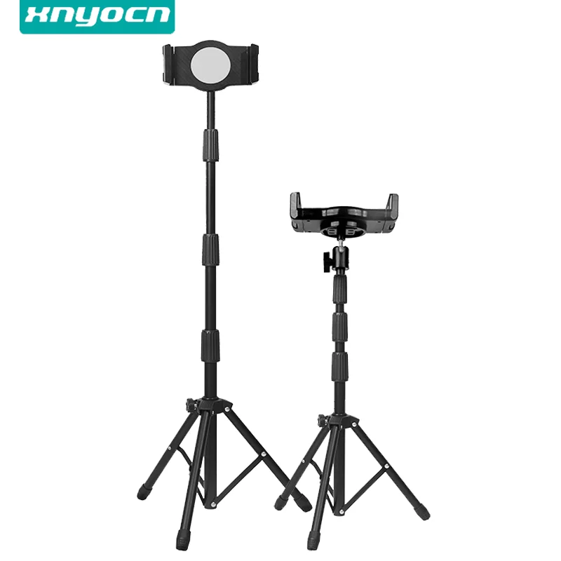 Suporte de Tablet Dobrável Piso Tripé para Ipad Pro 12.9 Samsung Lenovo Huawei Xiaomi Universal 15 Polegada Holer 360 Rotação