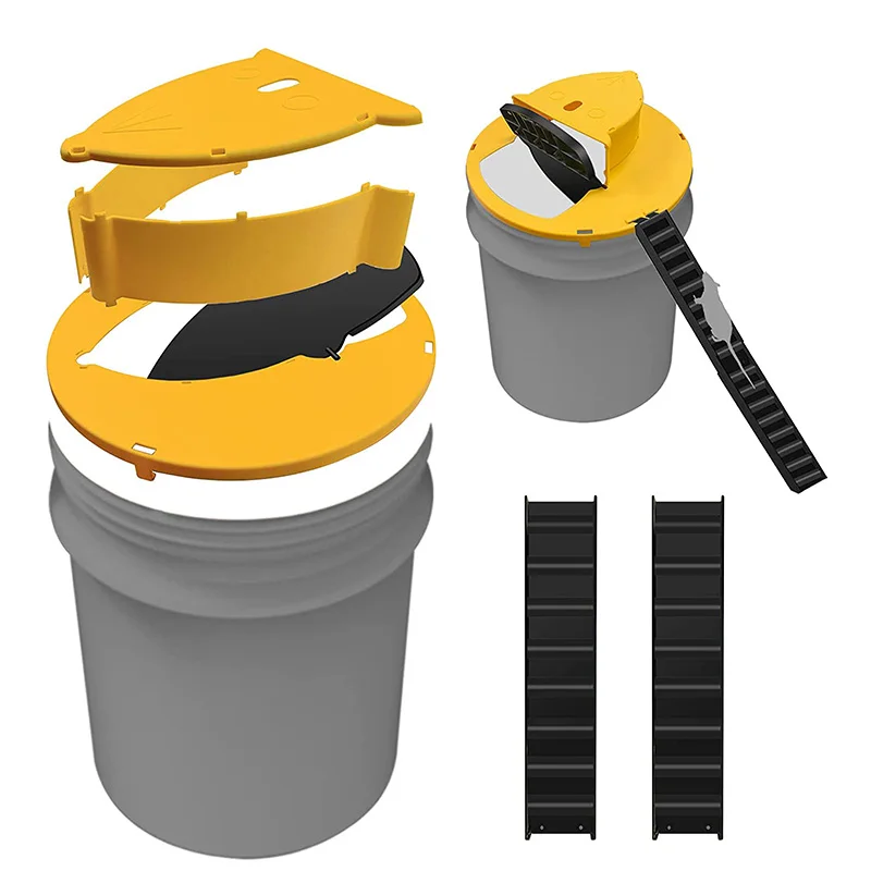 Lethal Slide Bucket Lid Mouse Rat Trap For Mice Flip Auto Reset Rats Door Style Sanitary