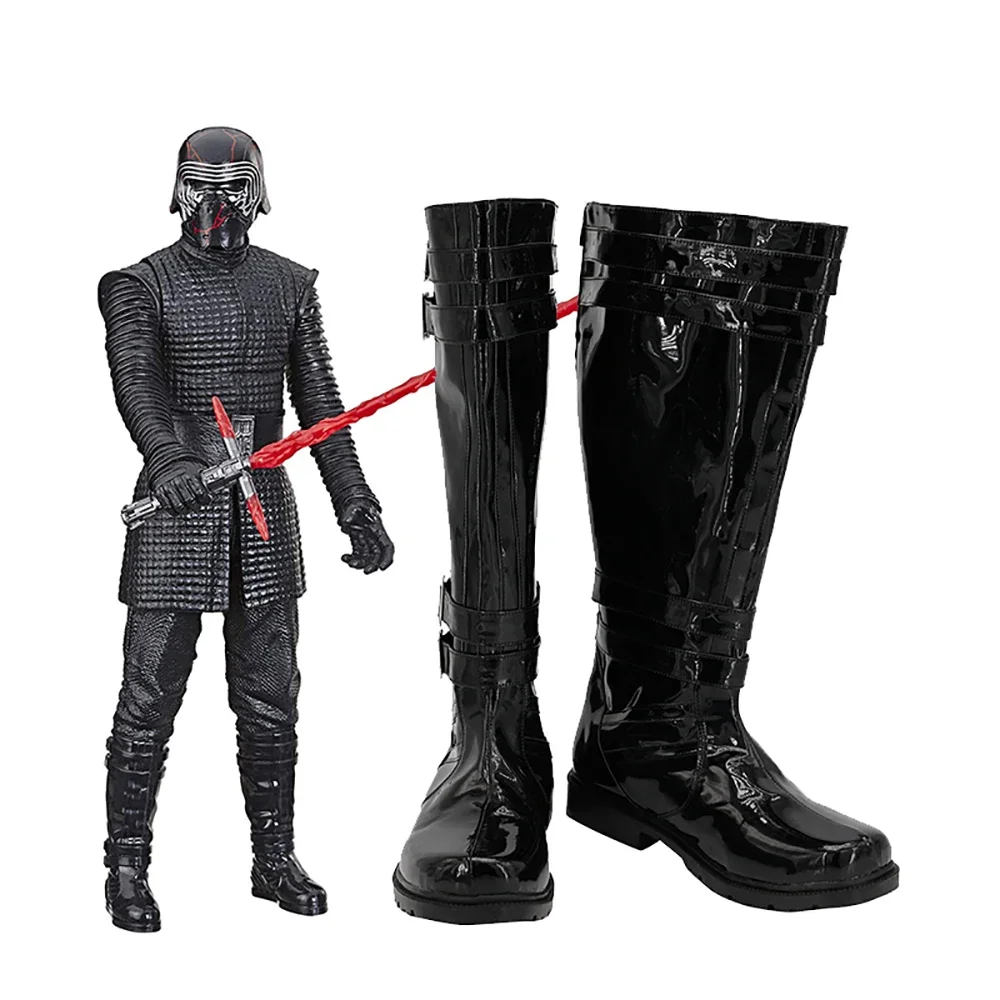 

Черные ботинки для косплея Kylo Ren, изготовленные на заказ, любого размера