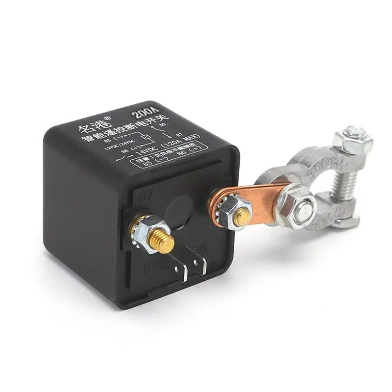 

12V 24V Intelligent Remote Control Relay Switch Automotive Battery Power-off Isolator switch for Car Total Power Protection