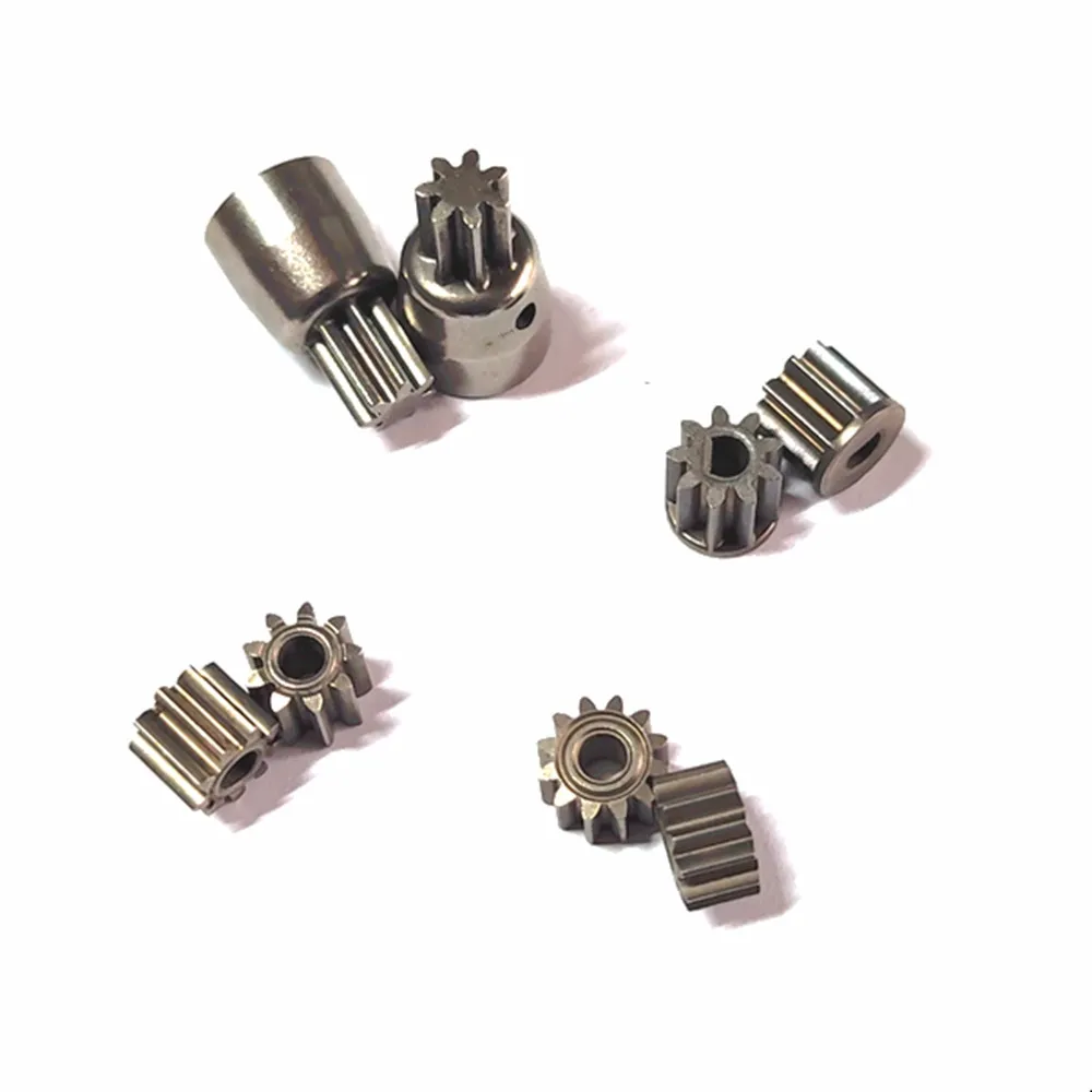 충전 전기 핸드 드릴 기어 6/7/8/9/11/12/13/14/15/16 550 775 모터 샤프트 용 치아 3/4.9mm 리튬 배터리 모터 기어