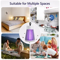 Lampe anti-moustiques USB Type-C, piège à insectes électrique UV pour chambre, camping en extérieur, moucherons, mouches, guêpes 5
