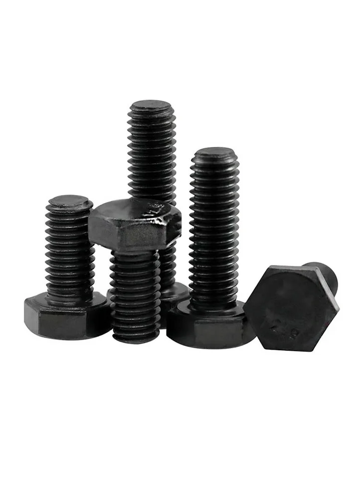 Viti A Testa Esagonale Alta Resistenza 12.9 - Metriche M4-M18 (Lunghezza 6-150mm) - Nero