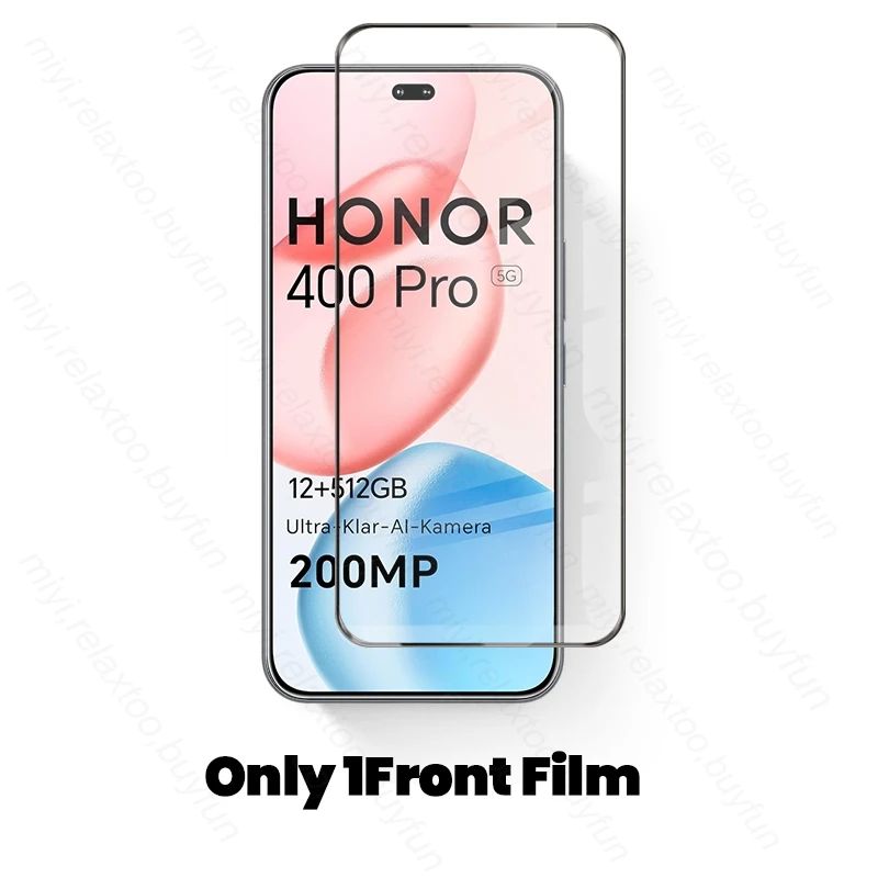8-in-1 Tempered Glass Case with Curved Screen and Camera Protector