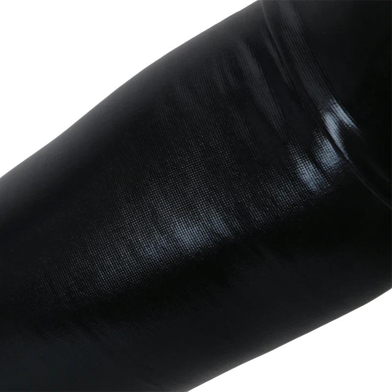 

Sexy Long Black Metallic Feel Gloves Synthetic Leather Arm Sleeves Costume New Drop Shipping