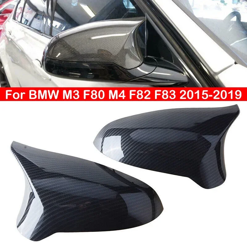 

For BMW M3 F80 M4 F82 F83 2015-2019 LHD Replacement Car Rearview Side Mirror Cover Wing Cap Exterior Door Rear View Case Trim